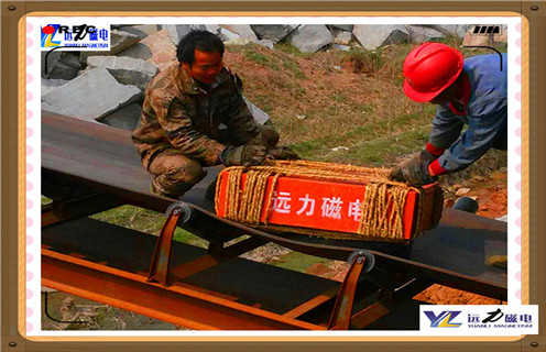 皮帶永磁盤(pán)除鐵器，湖南皮帶機永磁除鐵器參數_內部磁塊安裝方法_湖南皮帶機永磁除鐵器型號價(jià)格