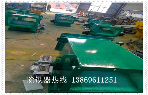 管道式永磁自卸式除鐵器，青海管道式永磁自動(dòng)除鐵器方案_遠力青海管道式永磁自動(dòng)除鐵器方案應用安裝示意圖型12000高斯_可定制工作原理
