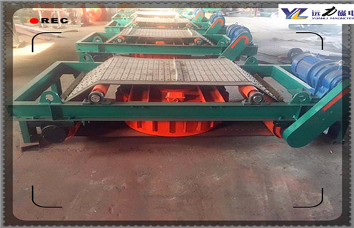 電磁自卸式除鐵器，陜西電磁自卸式除鐵器型號_陜西電磁自卸式除鐵器型號廠家配件_型號及工作視頻 