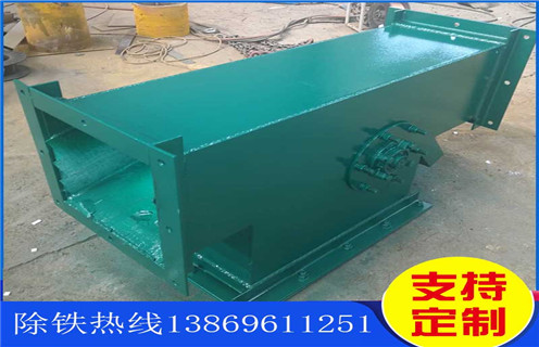 管道式粉料永磁除鐵器，河南管道式粉料永磁除鐵器_河南管道式粉料永磁除鐵器的優缺點安裝示意圖型12000高斯_工作原理 