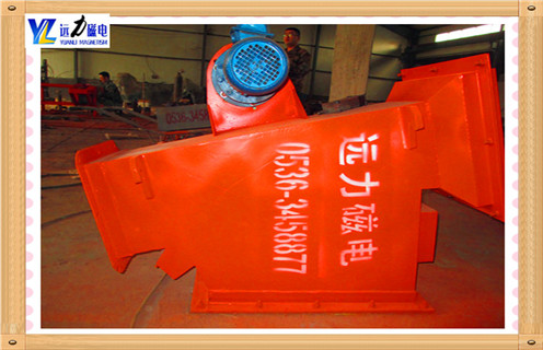 管道自卸式除鐵器，陜西管道式自卸式除鐵器_遠力陜西管道式自卸式除鐵器12000高斯 可定制工作原理_安裝示意圖