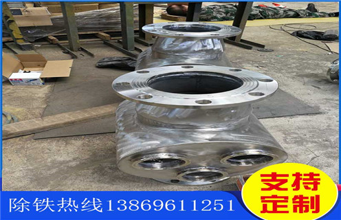 管道自卸式除鐵器，陜西管道式自卸式除鐵器_遠力陜西管道式自卸式除鐵器12000高斯 可定制工作原理_安裝示意圖